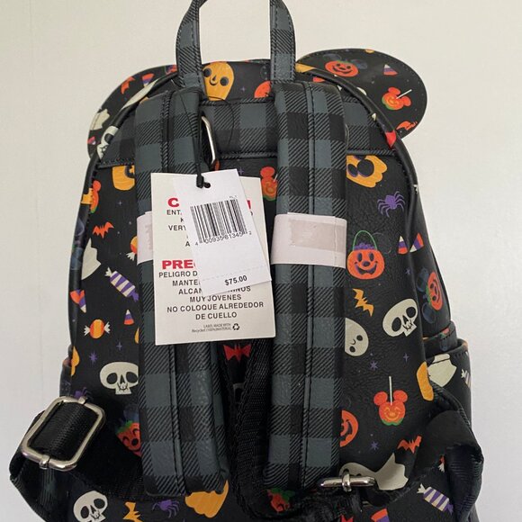 Loungefly Disney Parks Halloween Mini Backpack - Picture 2 of 2